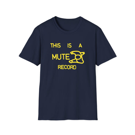 This Is A Mute Record T Shirt (M) - BLACK FRIDAY - NOG SLECHTS 1 STUK – 50% KORTING