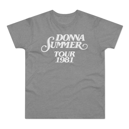 Donna Summer Tour 1981 T Shirt (Standaard Gewicht)