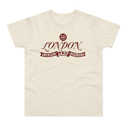 London American Jazz Records T Shirt (Standaard Gewicht)